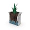 Mayne Nantucket 20x20 Square Planter - White 4846-W - alternate 4